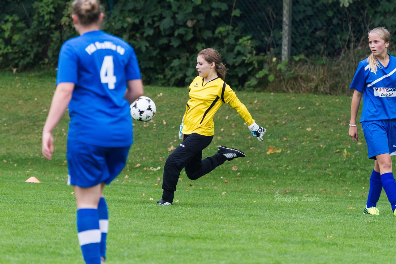 Bild 402 - B-Juniorinnen FSG BraWie 08 - JSG Sandesneben : Ergebnis: 2:0